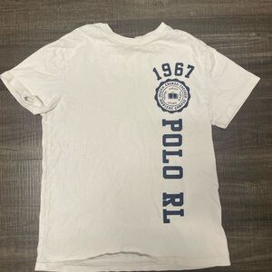 White Polo RL Graphic T-Shirt